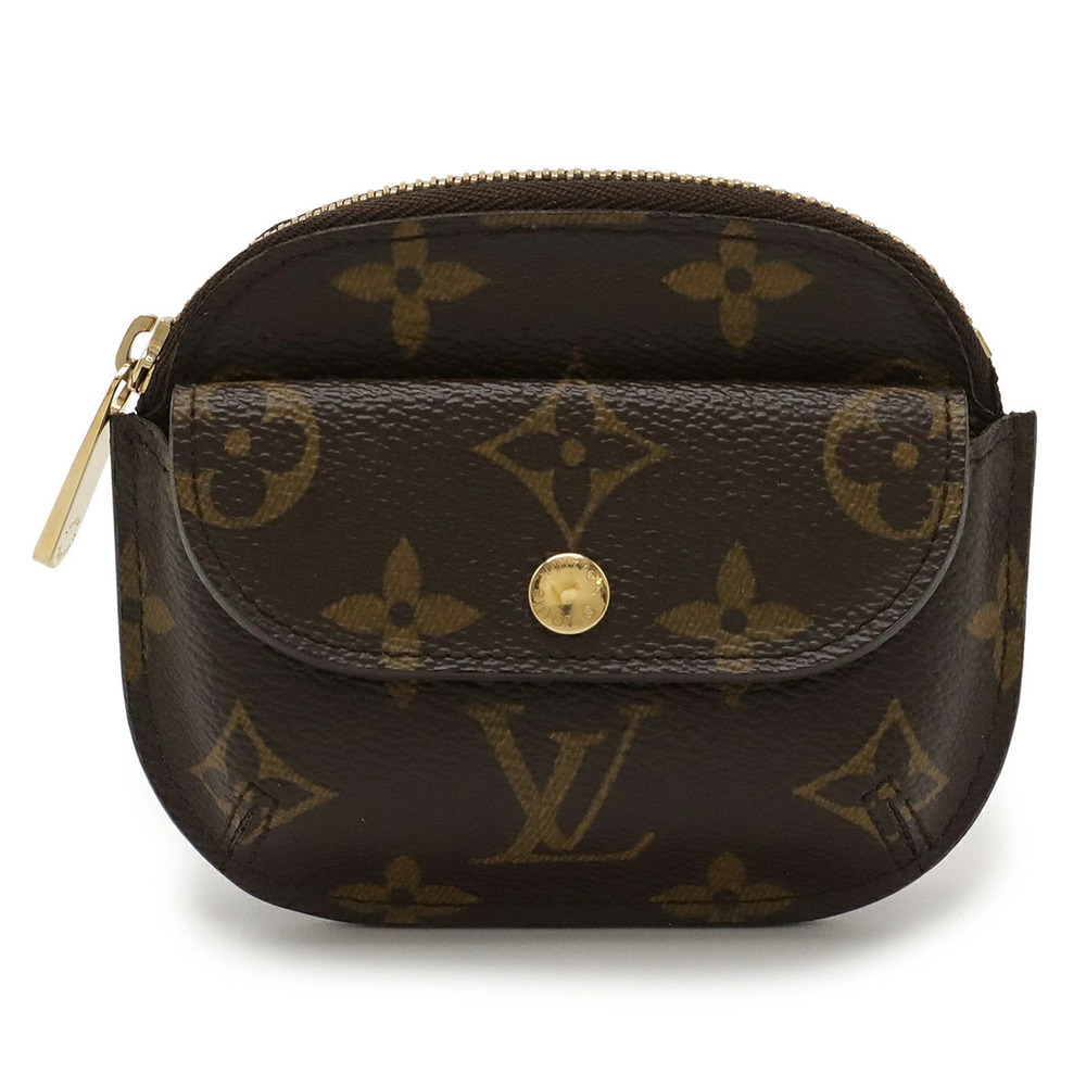 LOUIS VUITTON Monogram Portemonnaie Shilling coin case Wallet Purse